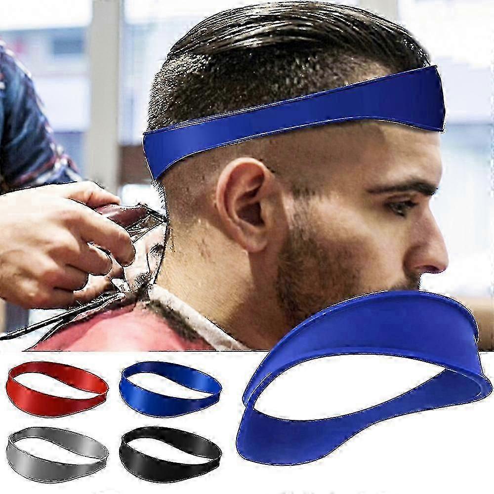 Silicone Hair Cutting Guide Band for DIY Home Hair Trimming, Suitable for Various Hair Types and Styles, Neckline Shaving Template