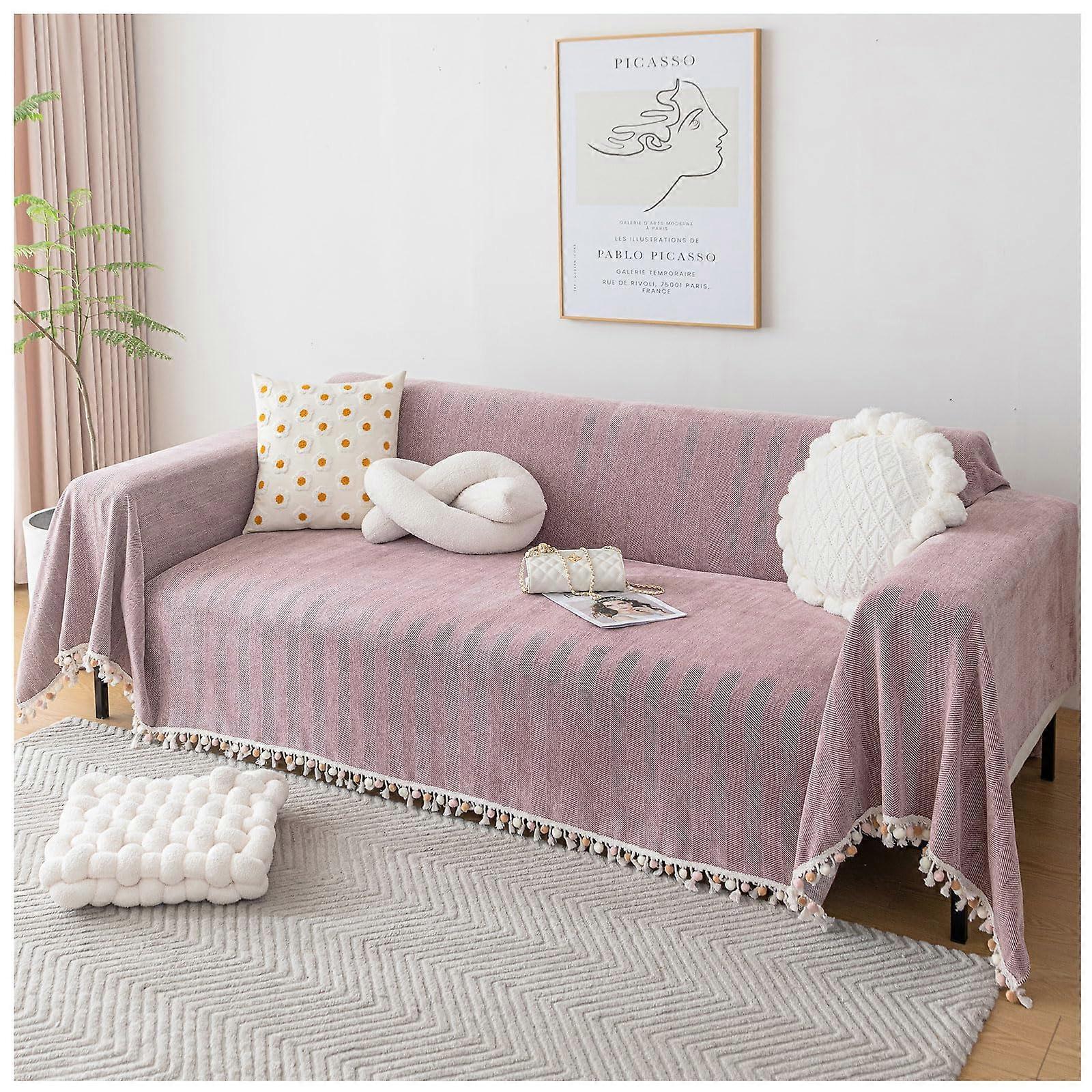 Lila, 180x260cm, Universal Sofa Cover, NonSlip Sofa Protector, Sofa Cover for 1/2/3/4 Seater, Cozy Sofa Throw for Living Room
