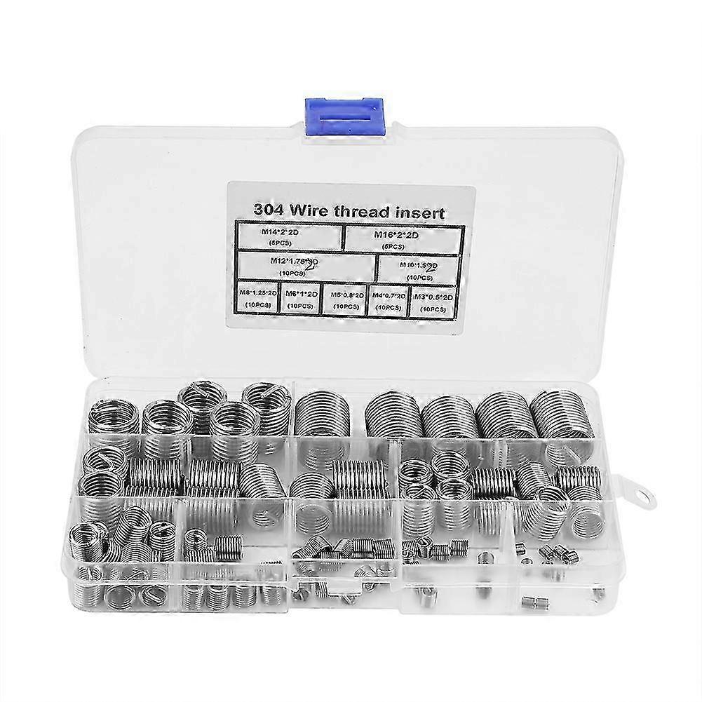 80pcs M3-M14 Stainless Steel Coiled Wire Helical Screw Thread Inserts������ĳƷ��