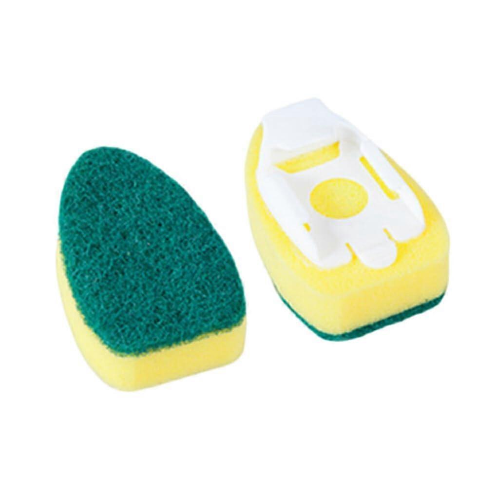 Dish Wand Sponge - Kitchen Cleaning Replacement Head Refills For Plastic Sink Rods, Compatible With Wands
