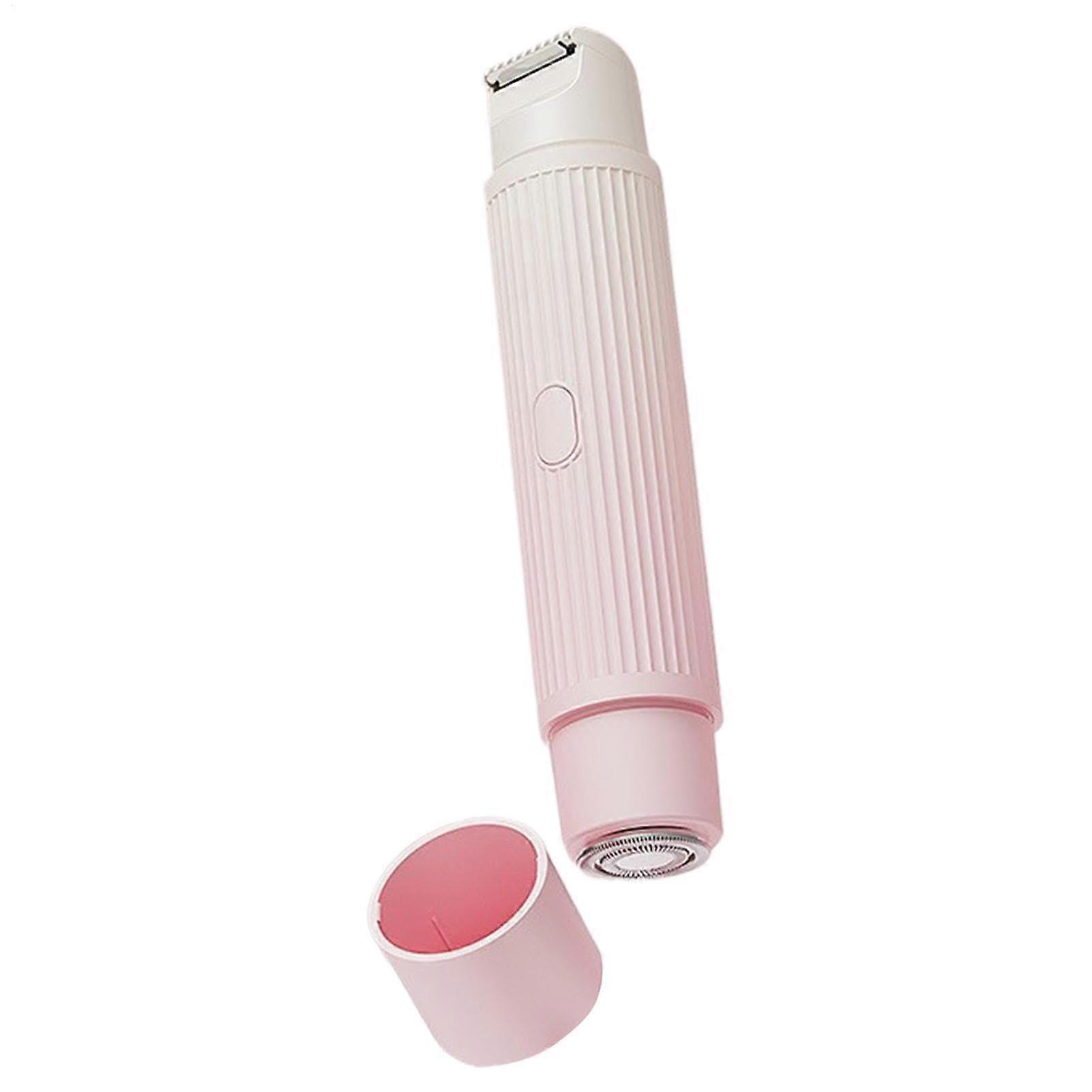 Fhead Ladies 2 in 1 Bikini Razor and Electric Shaver for Hair Removal on Legs and Bikini Area, Pink Color