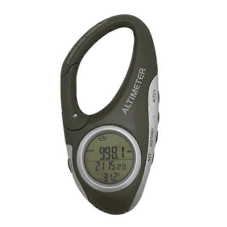 Barometer fishing altimeter mountaineering clip altitude meter handheld barometer altitude meter temperature
