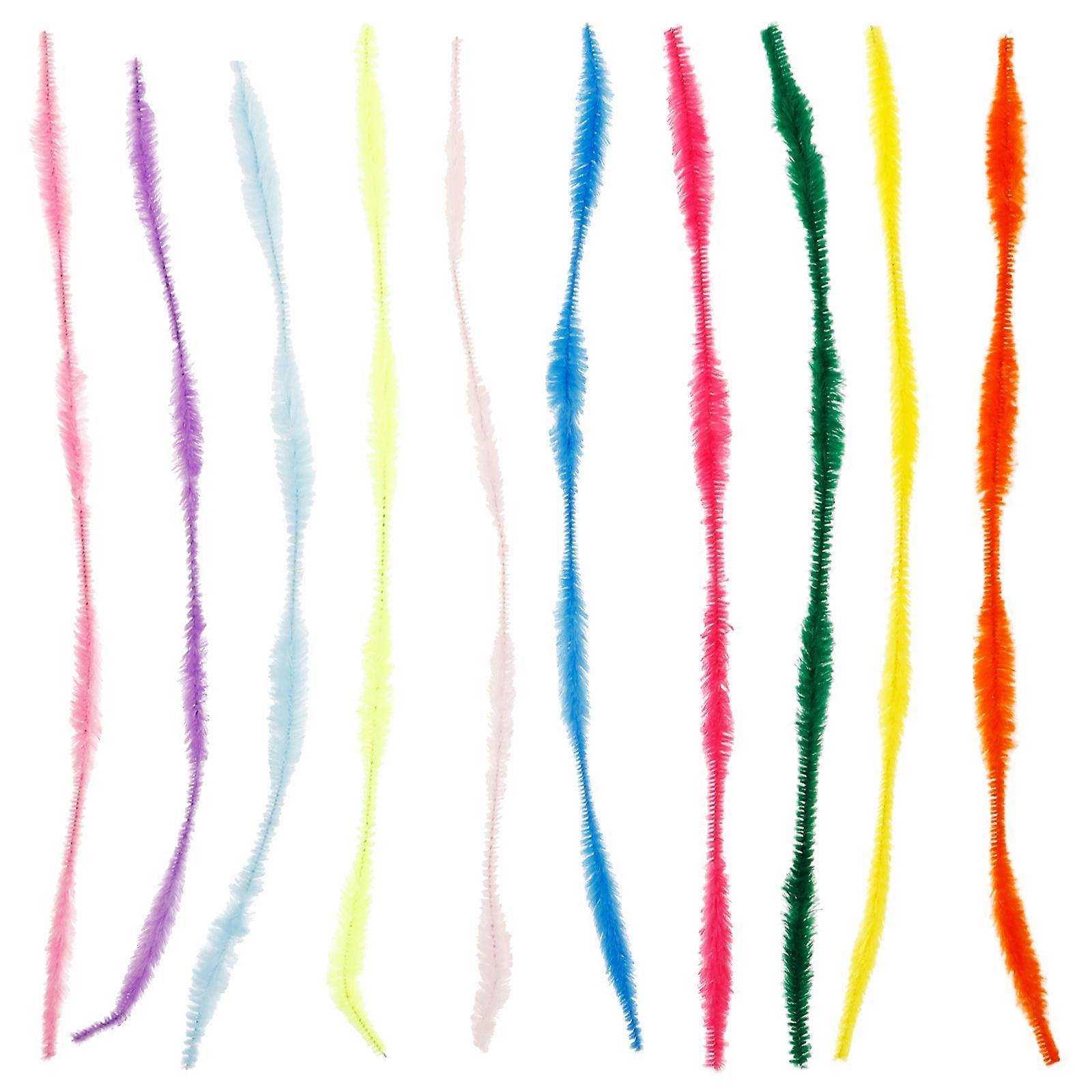 100pcs Chenille Sticks for DIY Crafts, Educational Twisting Sticks for Creative Projects and Playtime Activities