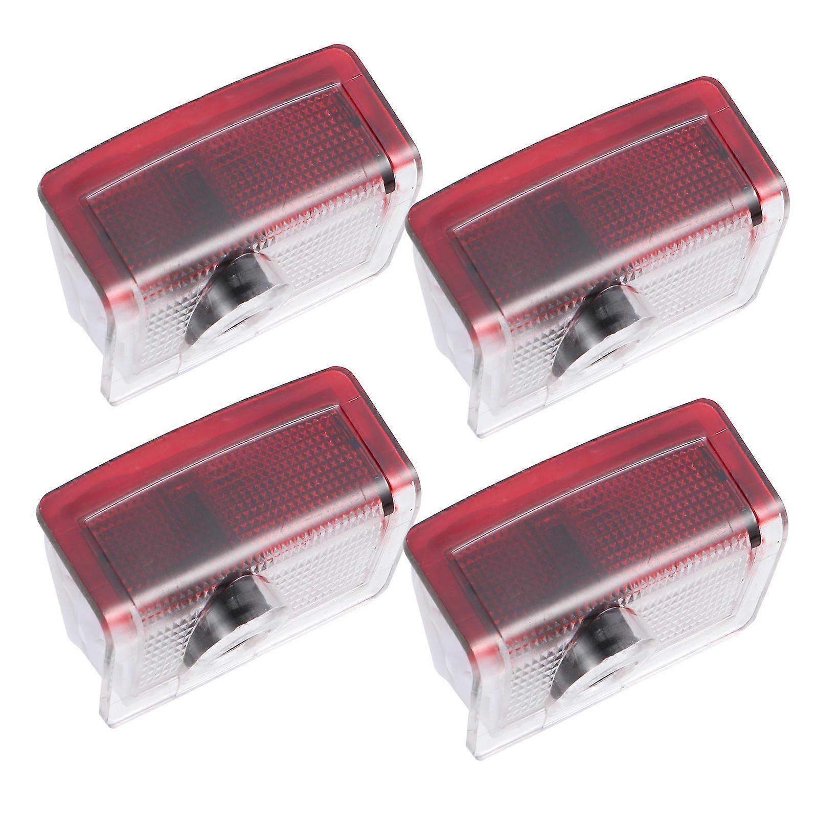 Ground Courtesy Light Device Car Door Light Logo Projection 6500K Color Temperature 4Pcs