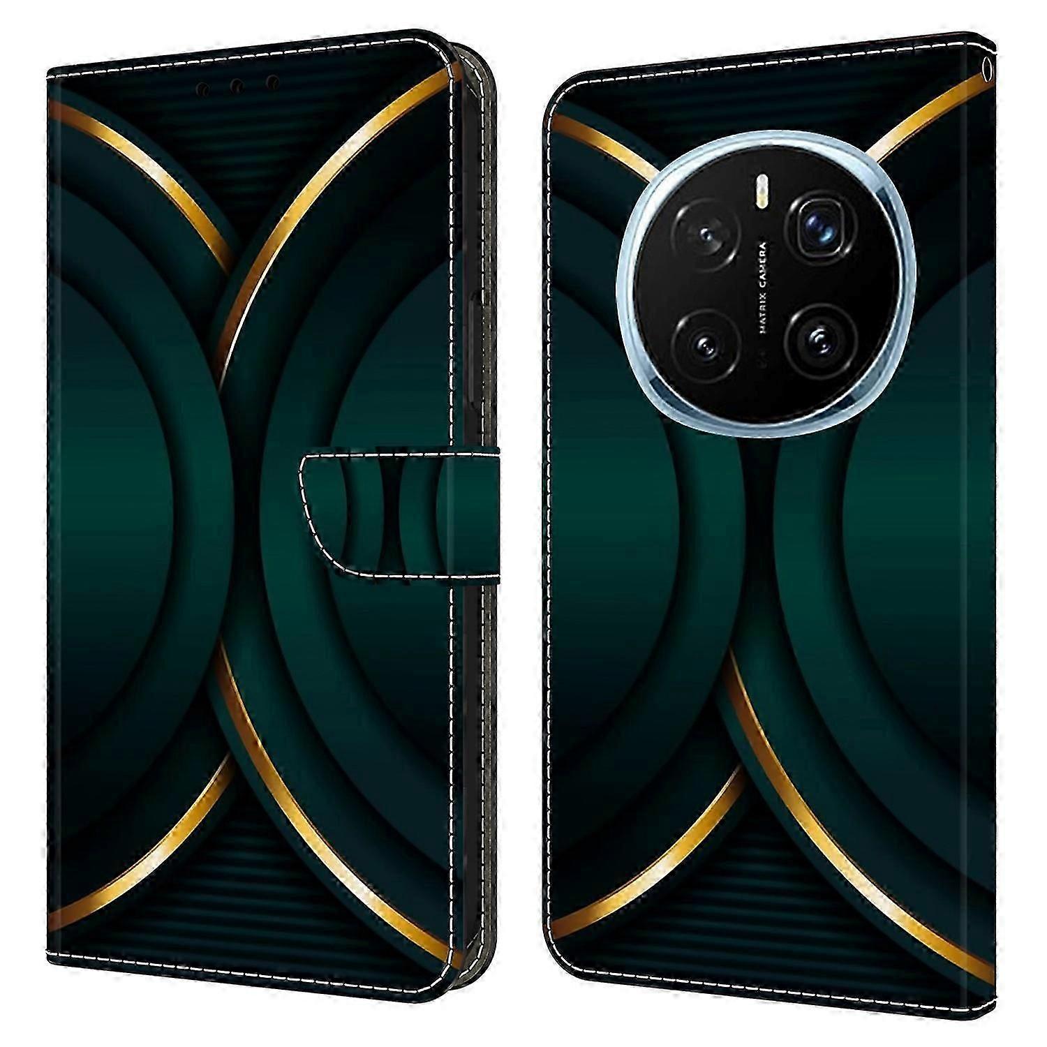 For Honor Magic7 Pro 5G Case 3D Pattern PU Leather Wallet Phone Cover with Stand