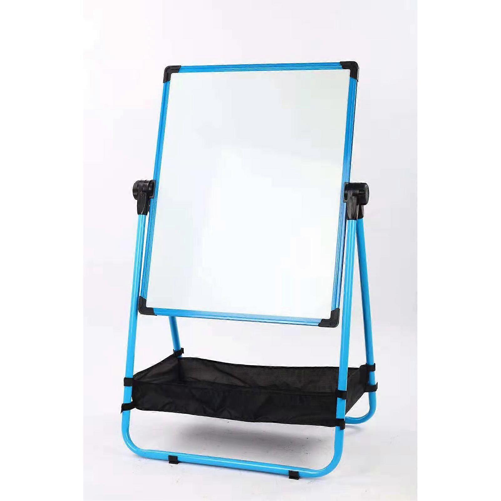 Kids Art Easel Double Sided Magnetic Standing Type Liftable Foldable 360 Degree Rotation Drawing Whiteboard