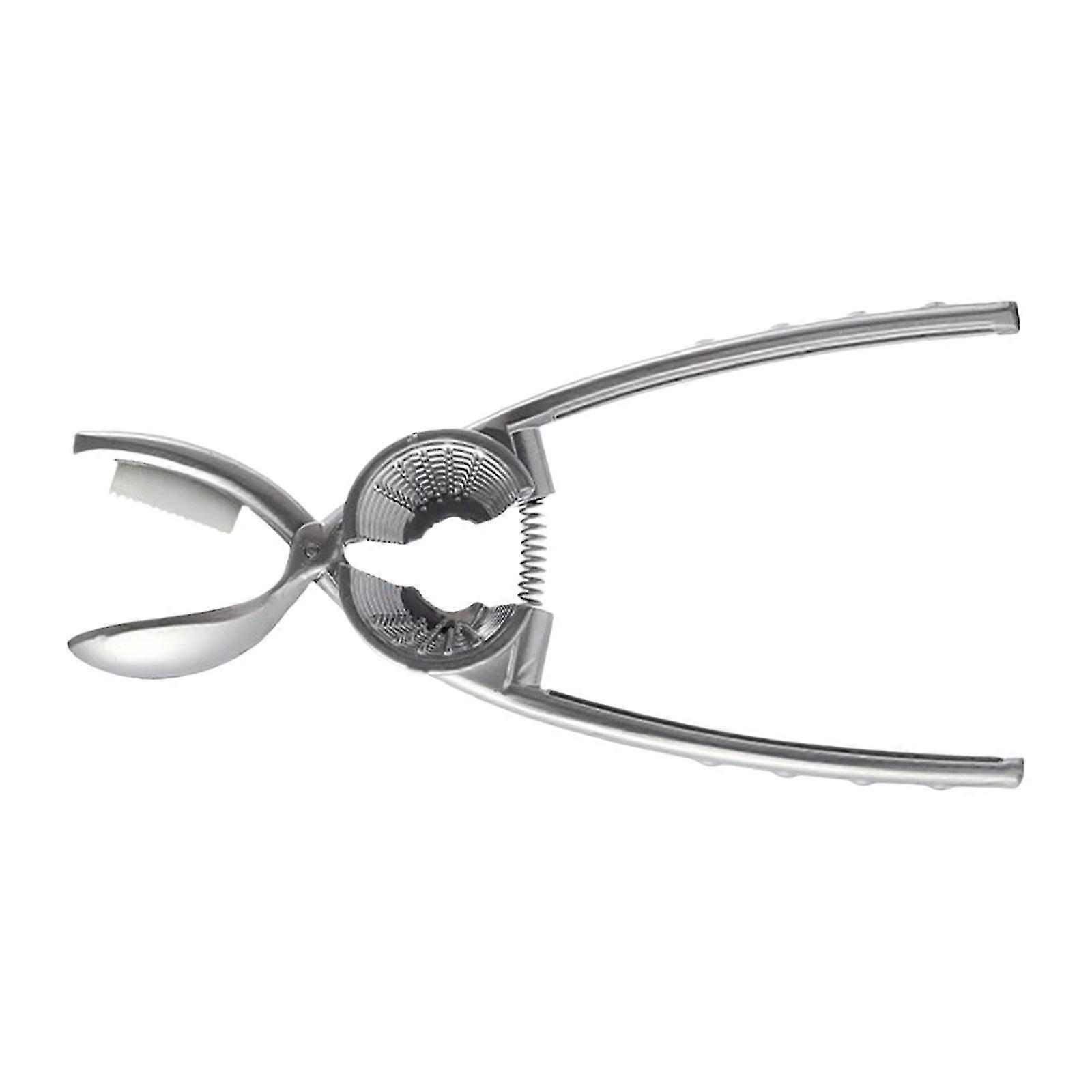 Aluminum 2-in-1 Nutcracker & Sheller Tool for Almonds, Brazil Nuts, Chestnuts, Dried Fruits - Cooking Roasting Clamp
