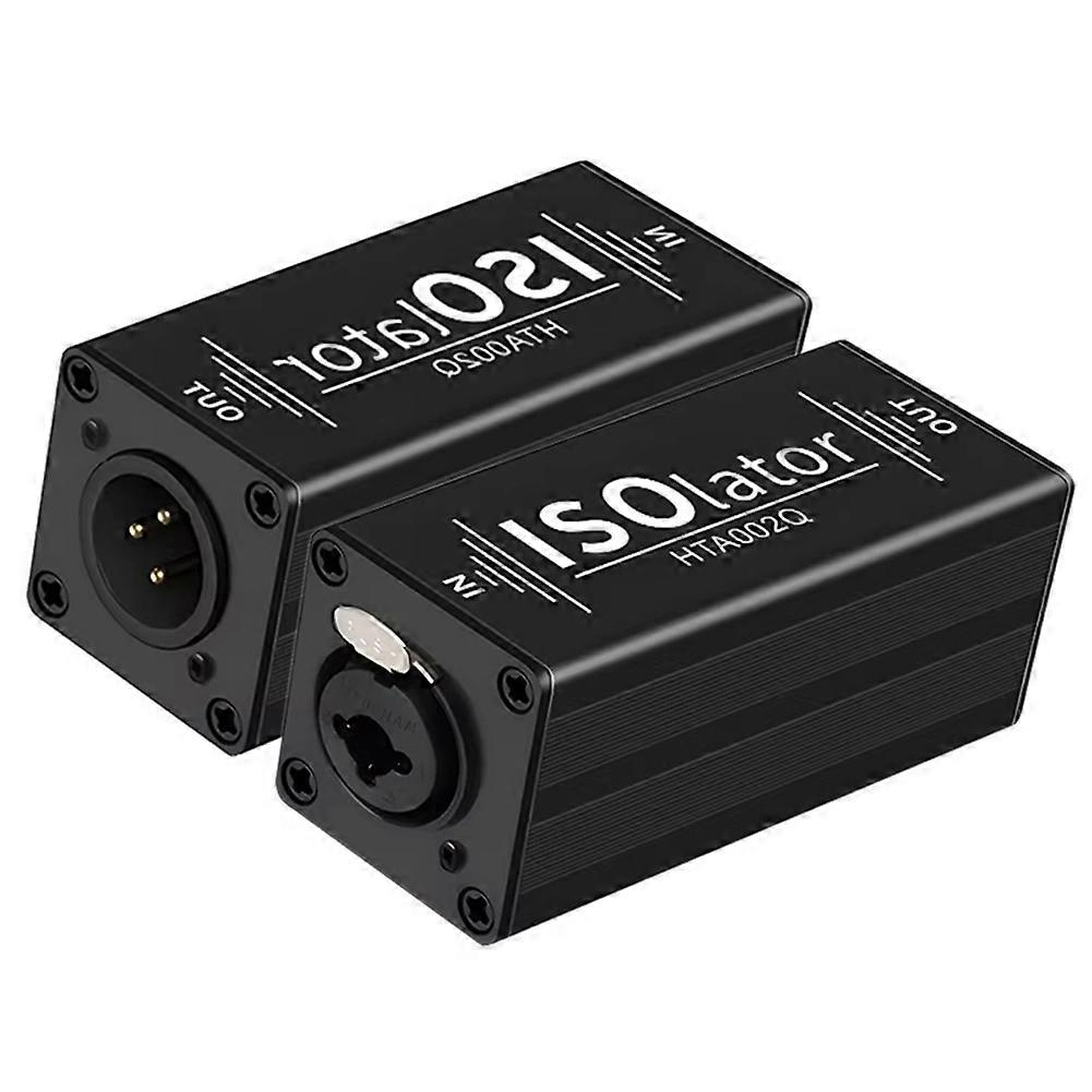 Audio Isolator 6.35 Audio Noise Filter Noise Suppressor Isolator Audio Signal Isolator for Eliminator Common Ground