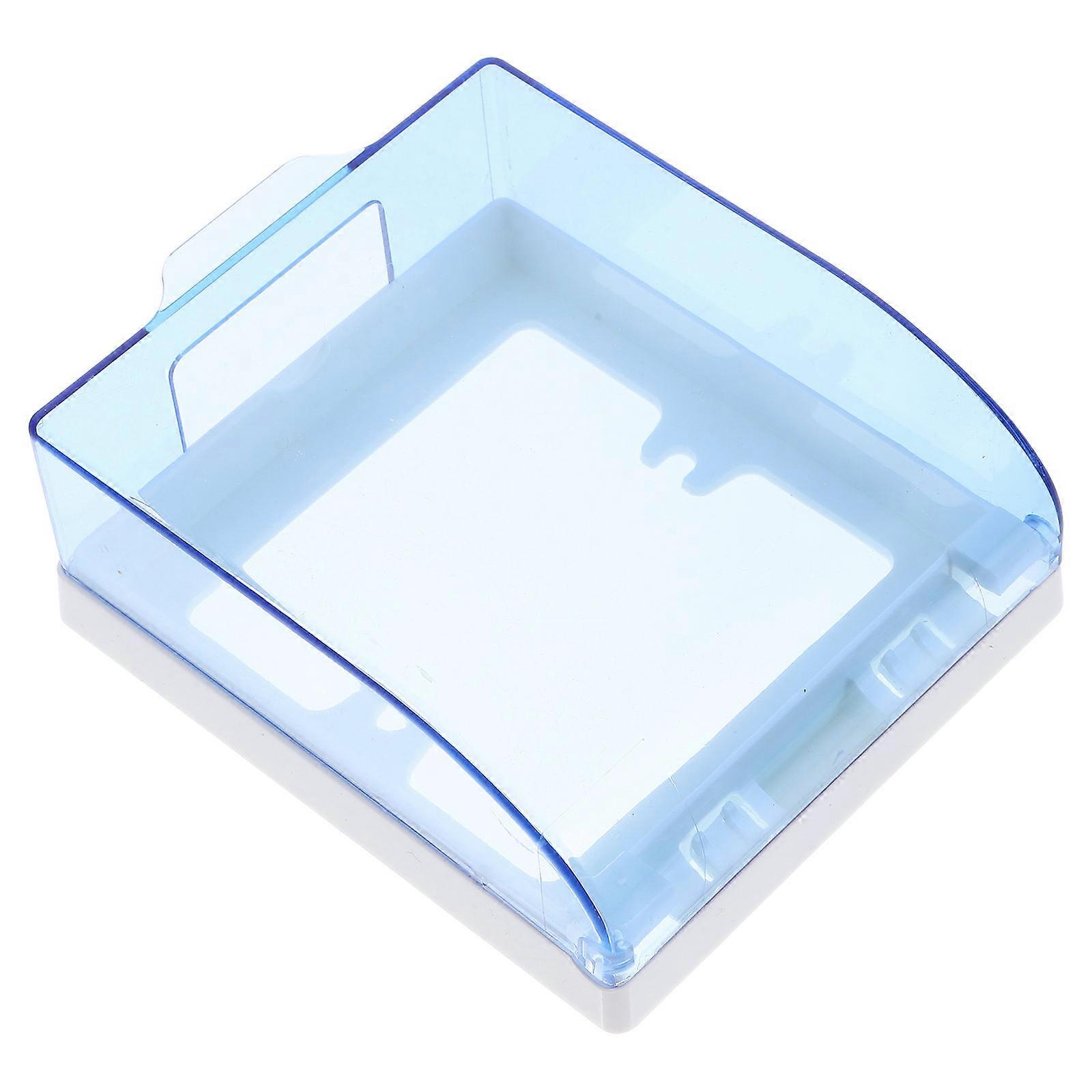 Transparent Blue Gang Socket Cover for Bathroom & Outdoor Use Splashproof Electrical Outlet Protector Box with Easy Installation