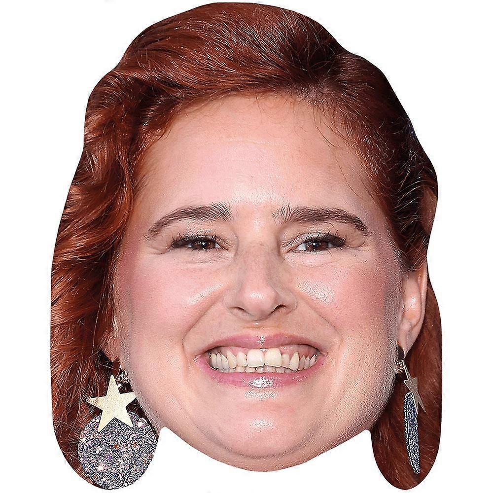 Elodie Poux (Smile) Celebrity Mask, Flat Card Face