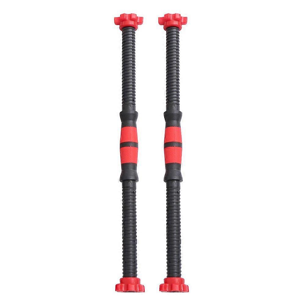 2Pcs Dumbbell Bar with Bolt Dumbbell Handle Bar Part Connecting Pole Dumbbell Bar