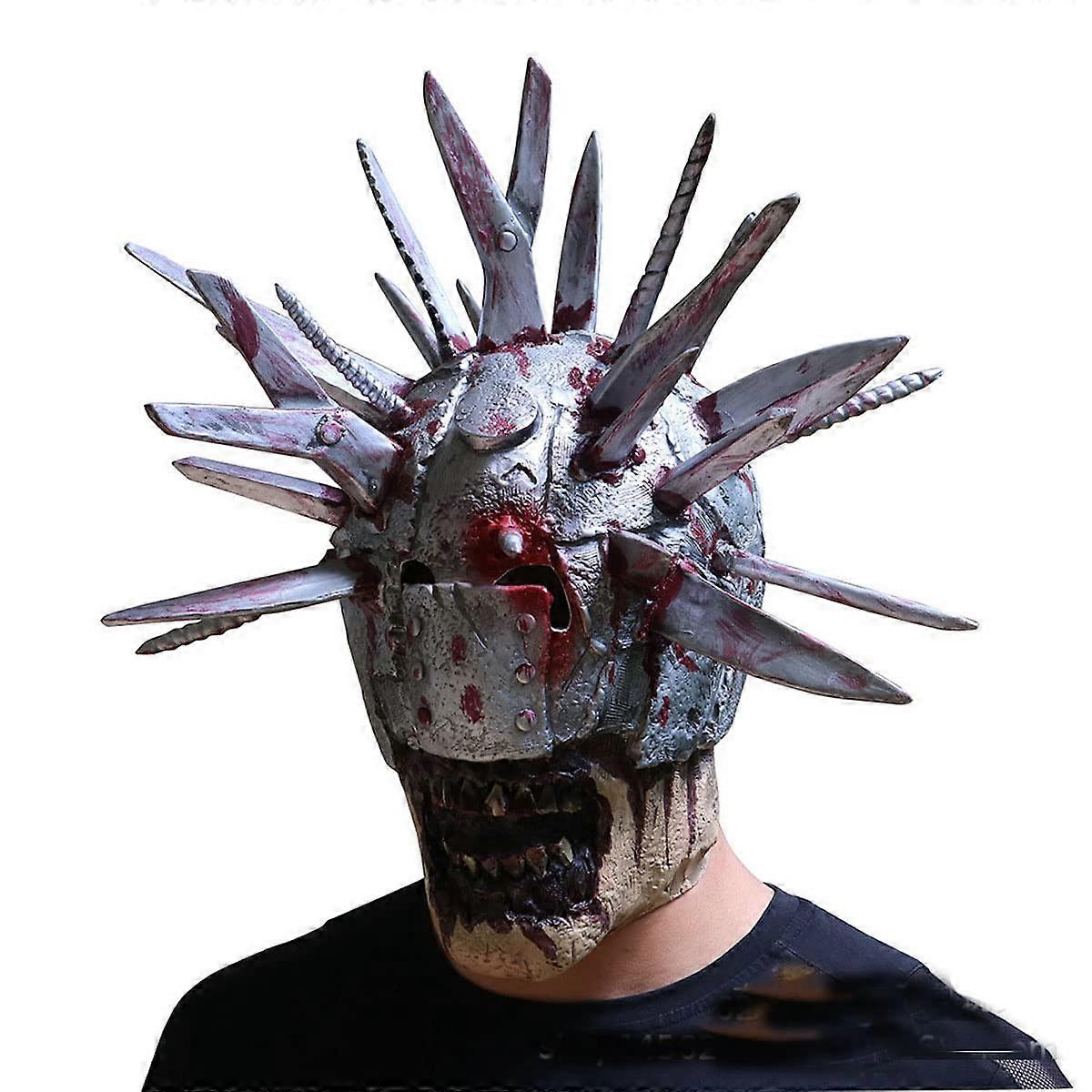 Halloween Horror Cosplay Mask Blade Creative Ghost Headgear for Walking Dead Skull Dance Party Costume Props