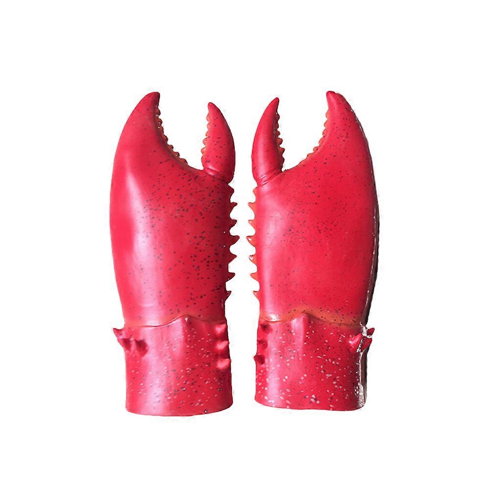 Scorpion Gloves Halloween Costume Accessory Cosplay Masquerade Party Red Approx 35 x 16 x 4cm Creepy 1 Pair