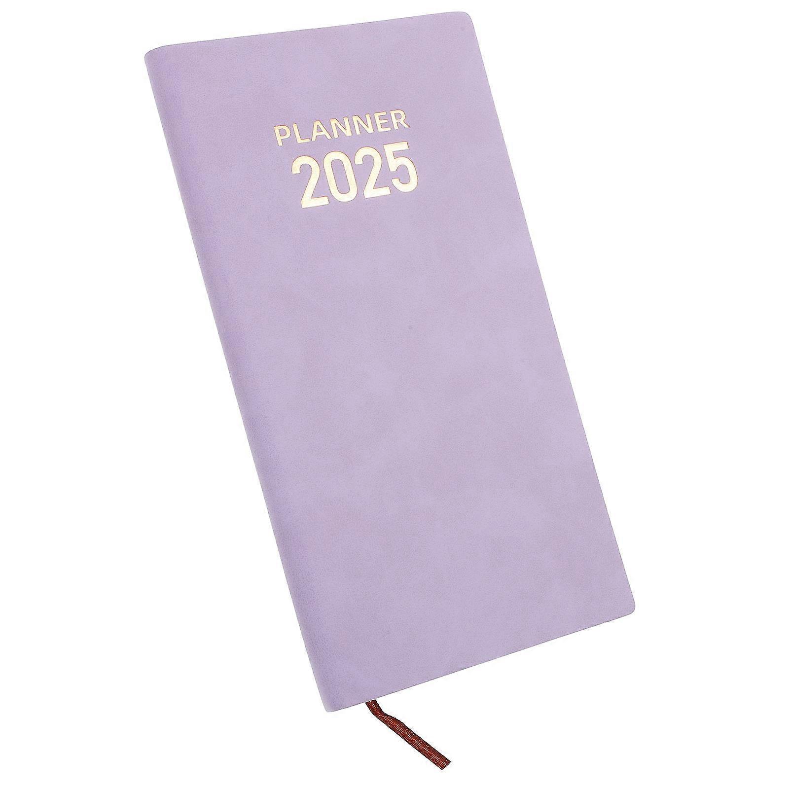 Office Academic Planner Work Planner Students Scheduling Rectangular Lavender 6.8×3.7×0.4in 1Pcs