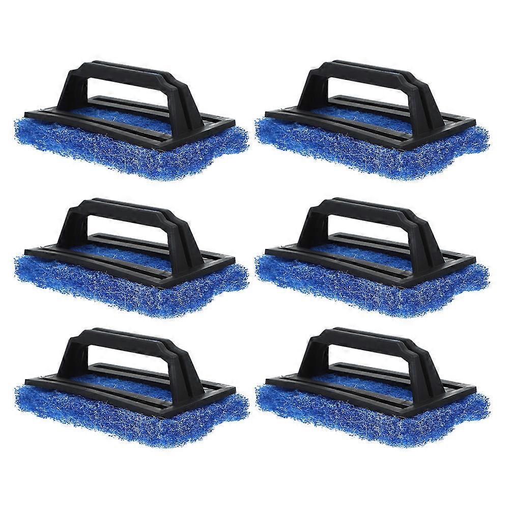 Screen Cleaner Ink Remover Screen Printing Supplies Professional Users Rectangular Handle Blue 6Pcs