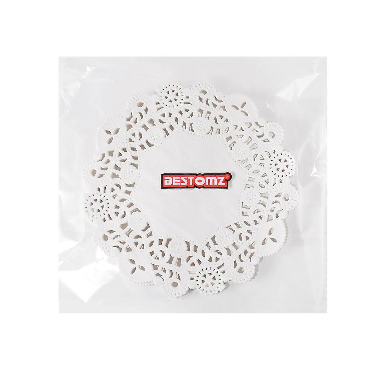 Doilies absorventes do Livro Branco do óleo para decorar bolos e bandejas de múltiplos propósitos 5,5 polegadas 100pcs