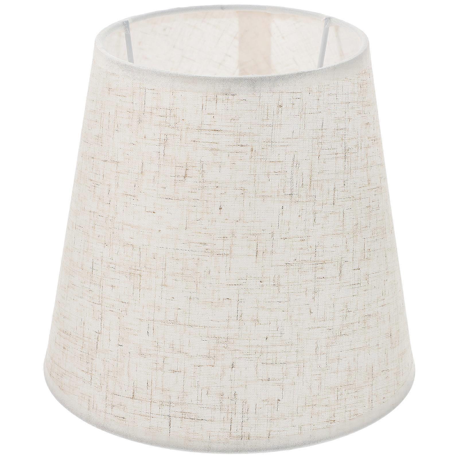 Table Lampshade Linen Decoration For Living Room Top Diameter 13cm Bottom Diameter 19cm 1Set