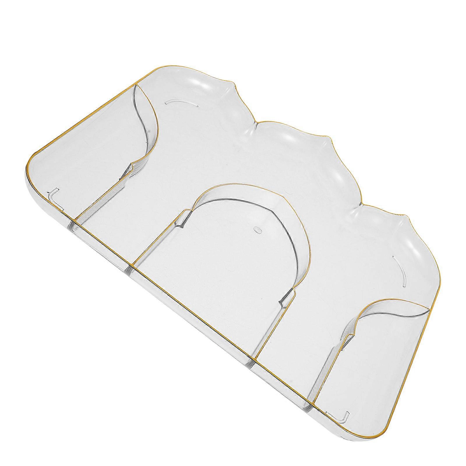Elegant Multi Plates for Party with Design and Easy Cleanup 6 Inches