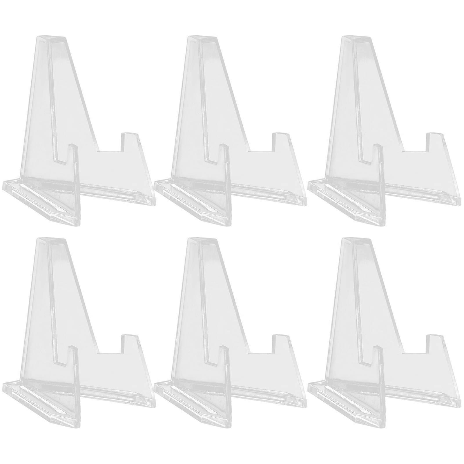 6pcs Easels Display Stands for Mini Picture Easel Stand Badges Holders and Coin Display Stand