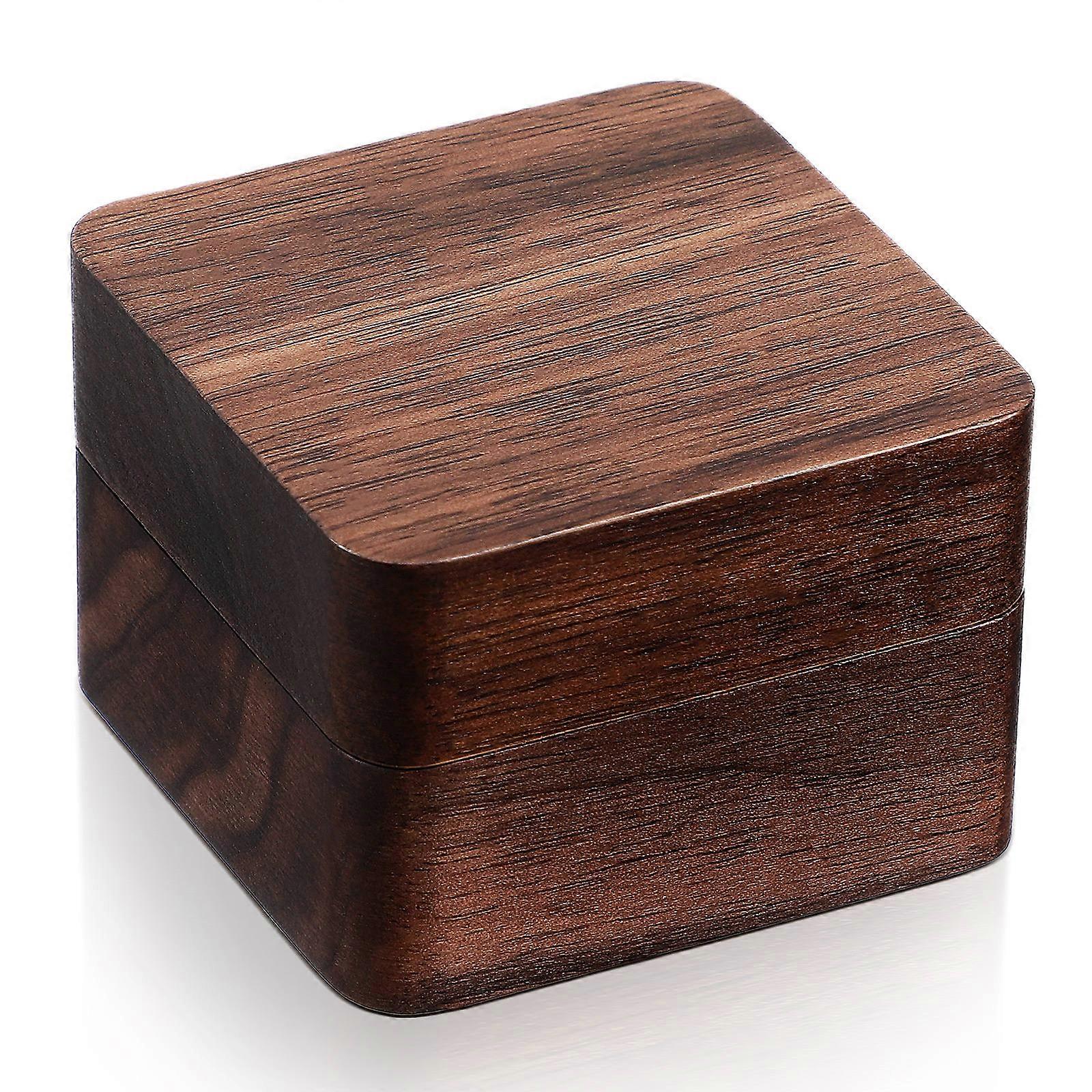 Wooden Ring Box Ring Holder for Storage Use Compact Design