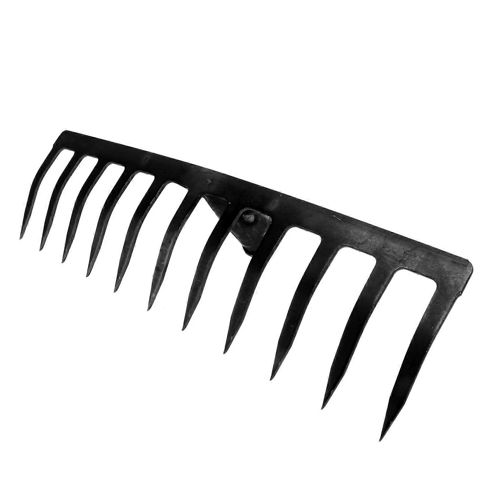 High-Quality Carbon Steel Soil Loosening Rake - Durable Garden Tool for Digging, Aerating, and Weeding All Soil Types