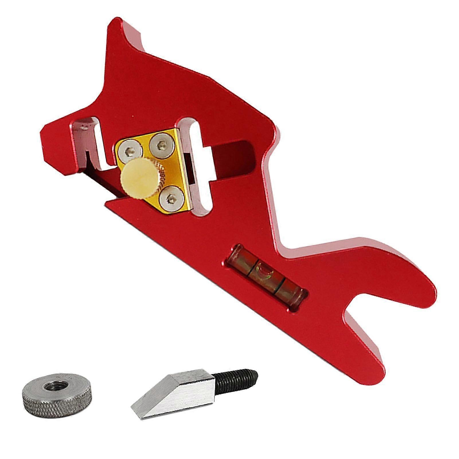 Manual 45 Degree Bevel Planer Chamfering Tool, Adjustable Block Planer For Woodworking And Trimming, Red Flat Knife