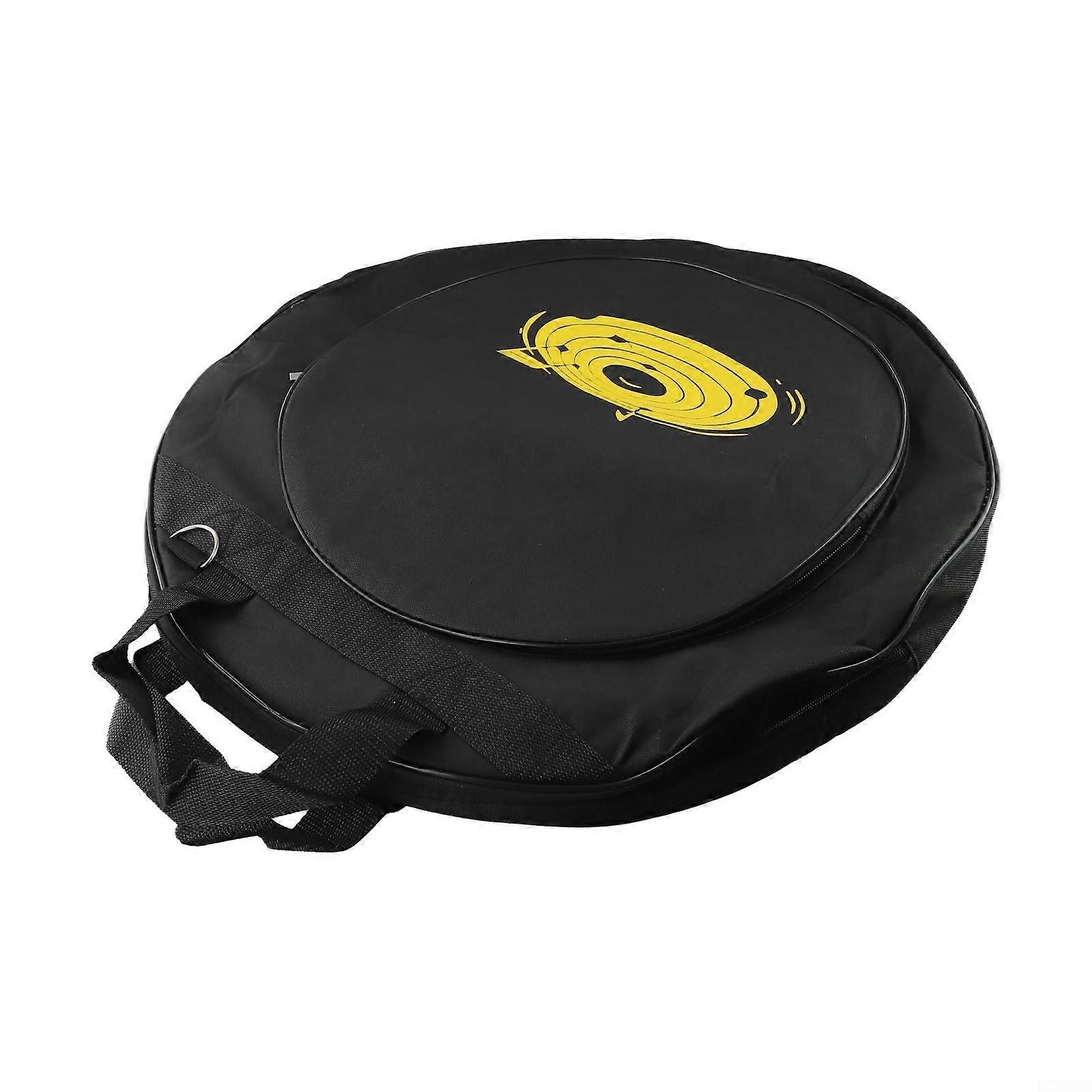 Slim storage solution for drummers seeking functionality and style in a bag.