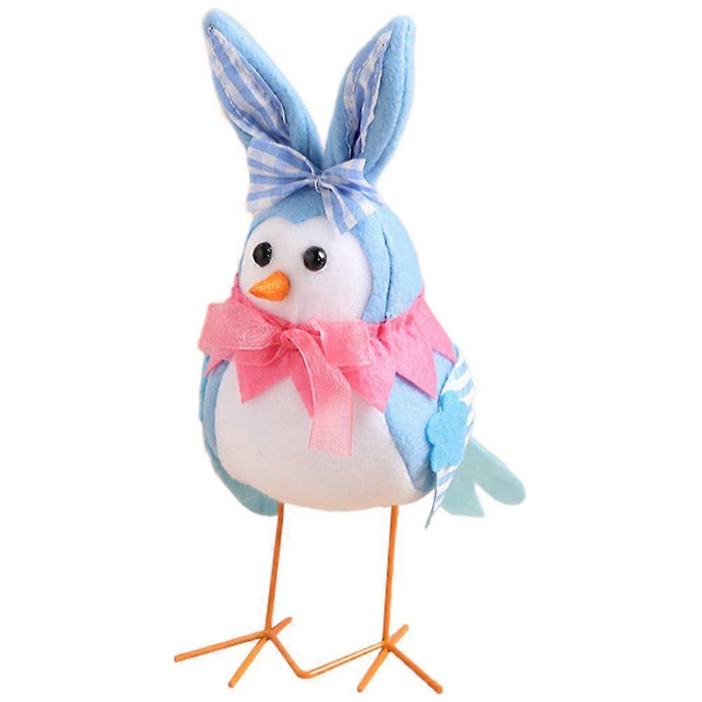 Simulation Plush Bird Decoration Easter Themed Plush Animal Toy Artificial Little Bird Model