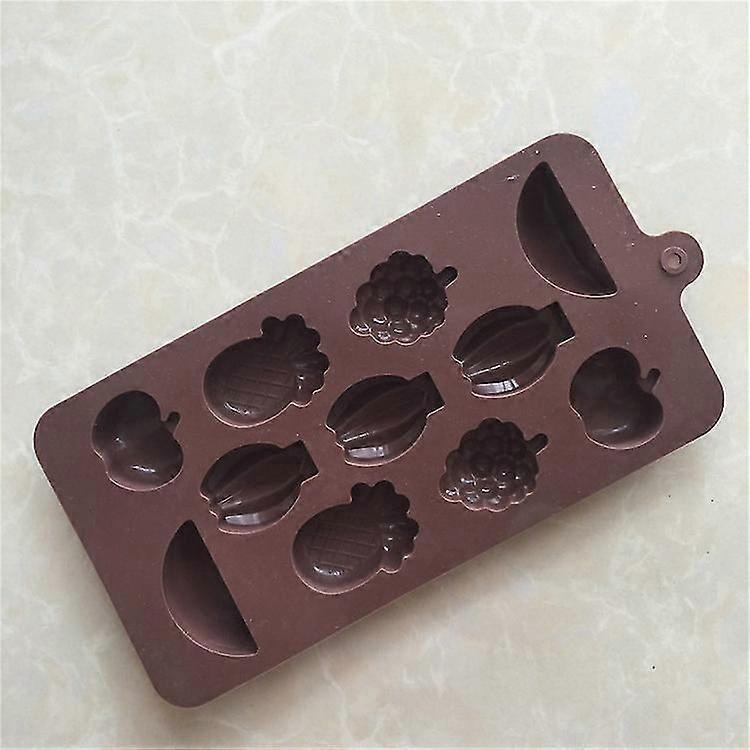 1pc Silicone Fruit-Shaped Chocolate Mold