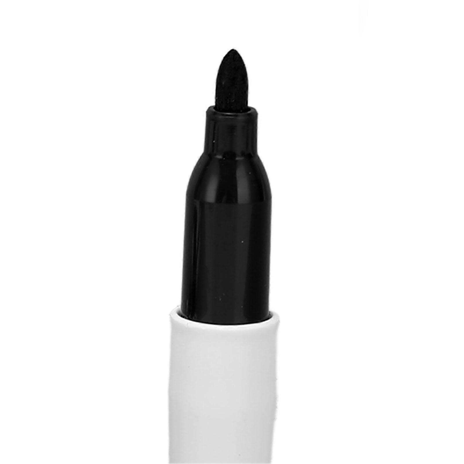 10pcs Golfing Marker Pen Oil Based Waterproof Portable Ball Line Marker Tool Ball Alignment Tool for Drawing Coloring Black