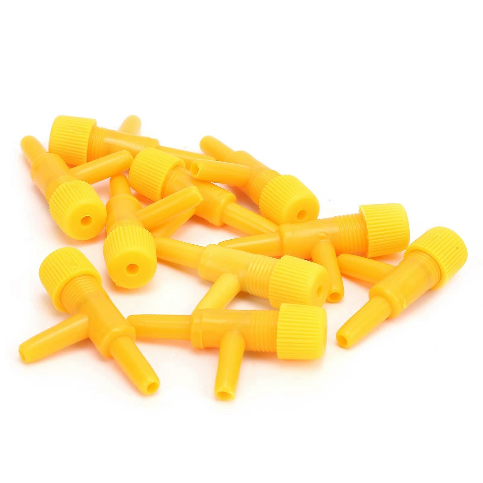 Aquarium Air Valve T-Shape, Plastic 2-Way Splitter, Oxygen Enhancer, Easy Installation, 10 Pack