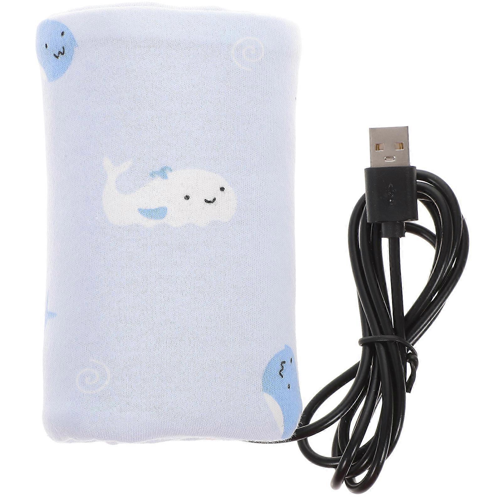 USB Portable Milk Warmer for Newborns – Convenient Bottle Heating for Travel, Includes USB Cable, Safe Insulated Design to Preserve Nutrition