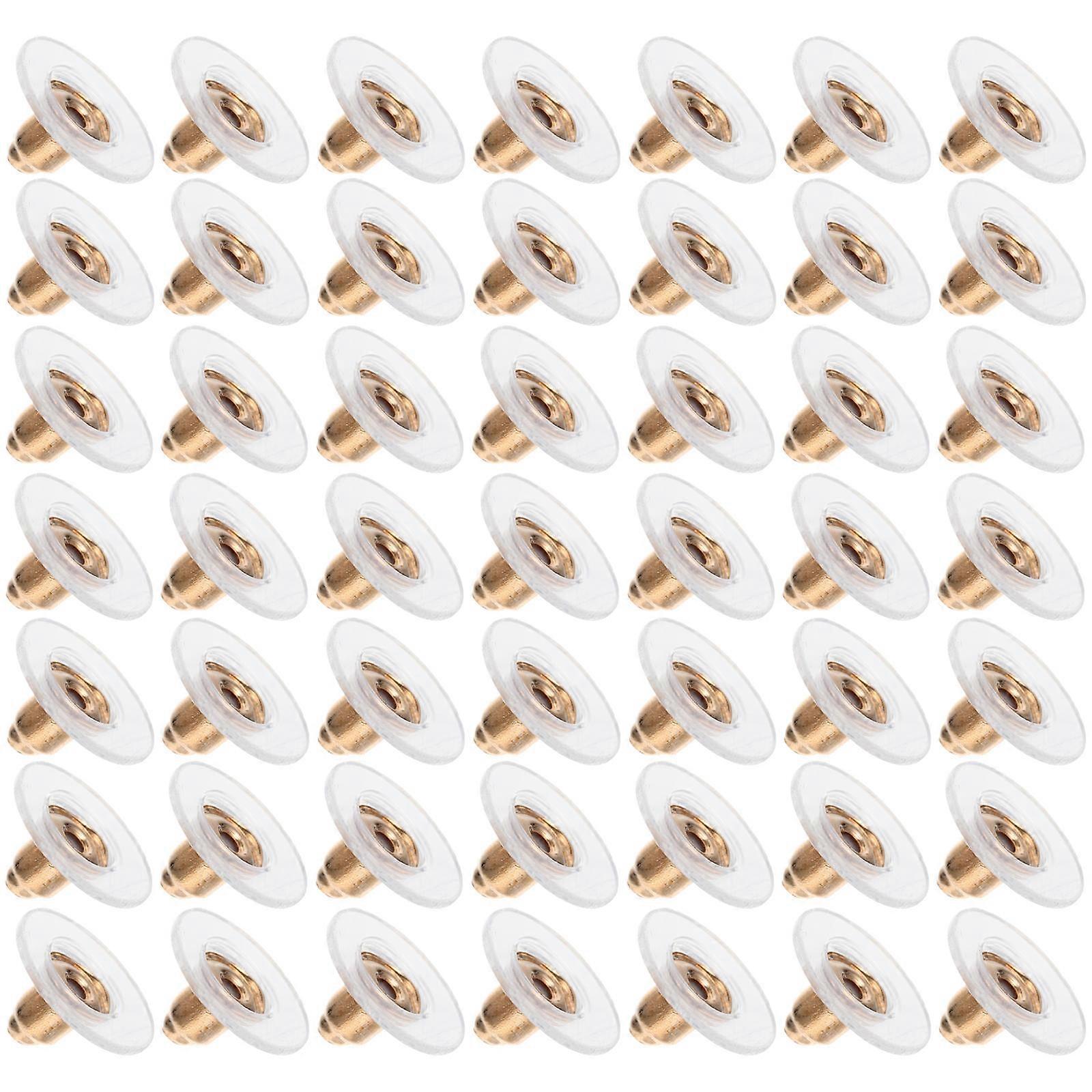 Earring Backs for Studs Durable Alloy Safety Backs for Studs 100Pcs Set