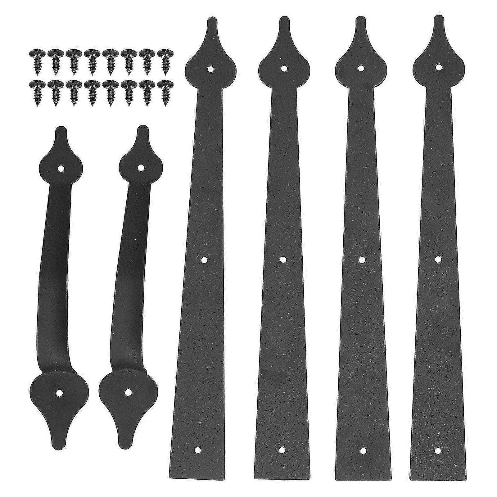 American Style Wrought Iron Garage Door Handle - Decorative Hardware for Garage Door Enhancements