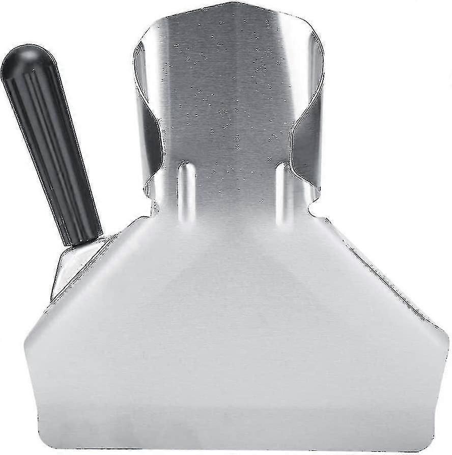 Frietschep, roestvrijstalen frietgraafmachine, Frietschep met dubbel handvat