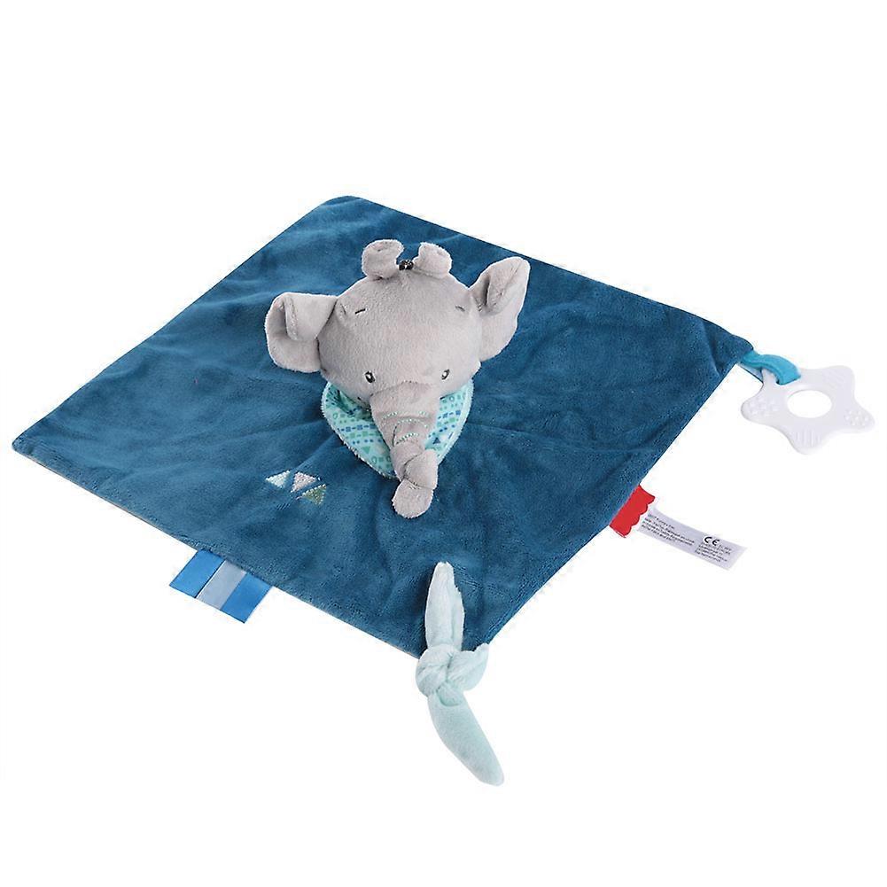 Baby Infant Soothe Appease Towel Soft Plush Comforting Toy Towel (Elephant)