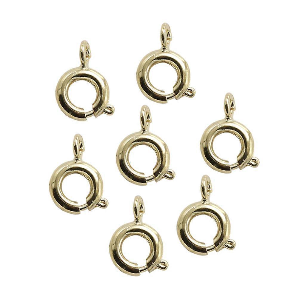 Ring Clasp Jewelry Accessory 20Pcs Alloy Spring Design Excellent For Crafting Custom Jewelry Pieces Suitable For Various Occasions