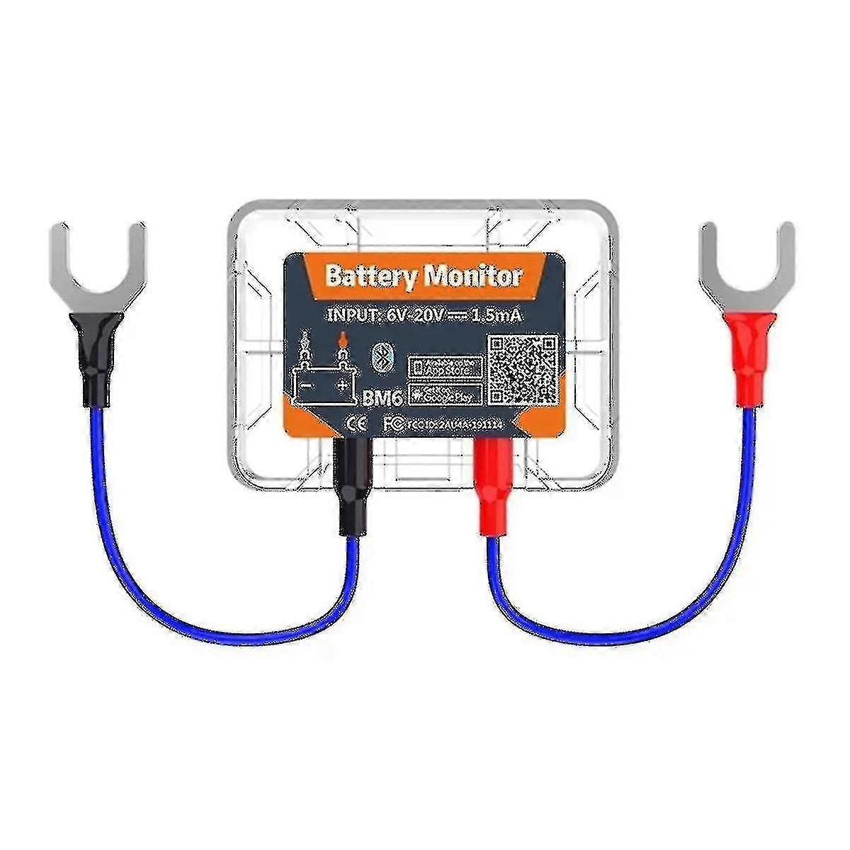 Battery Tester, BM6, 6V - 20V Bluetooth Monitoring, Plastic Material