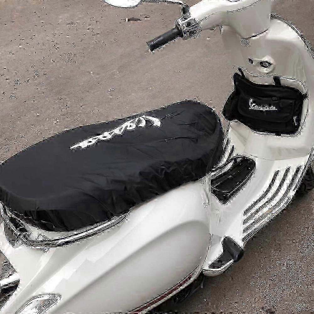 1 قطعة غطاء مقعد دراجة نارية مقاوم للماء ملحق مقاوم للمطر مقاوم للغبار قابل للتمدد ل Vespa GTS300 150