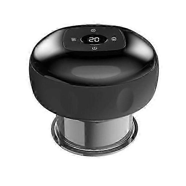 Electric Cupping Massager with Red Light Vibration - Rechargeable