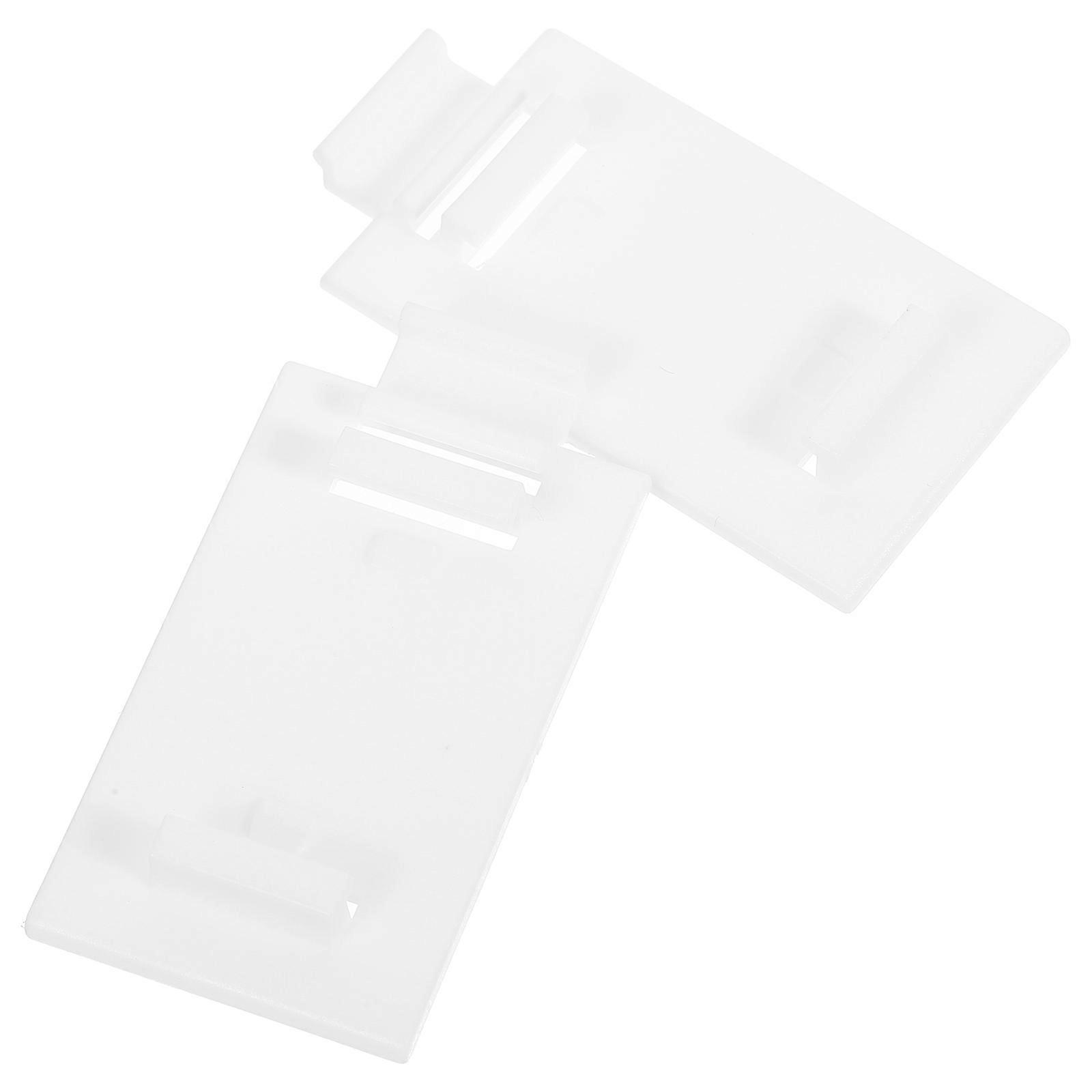 White Plastic Roller Shade Parts for Home Use with NoDrill 2 Sets