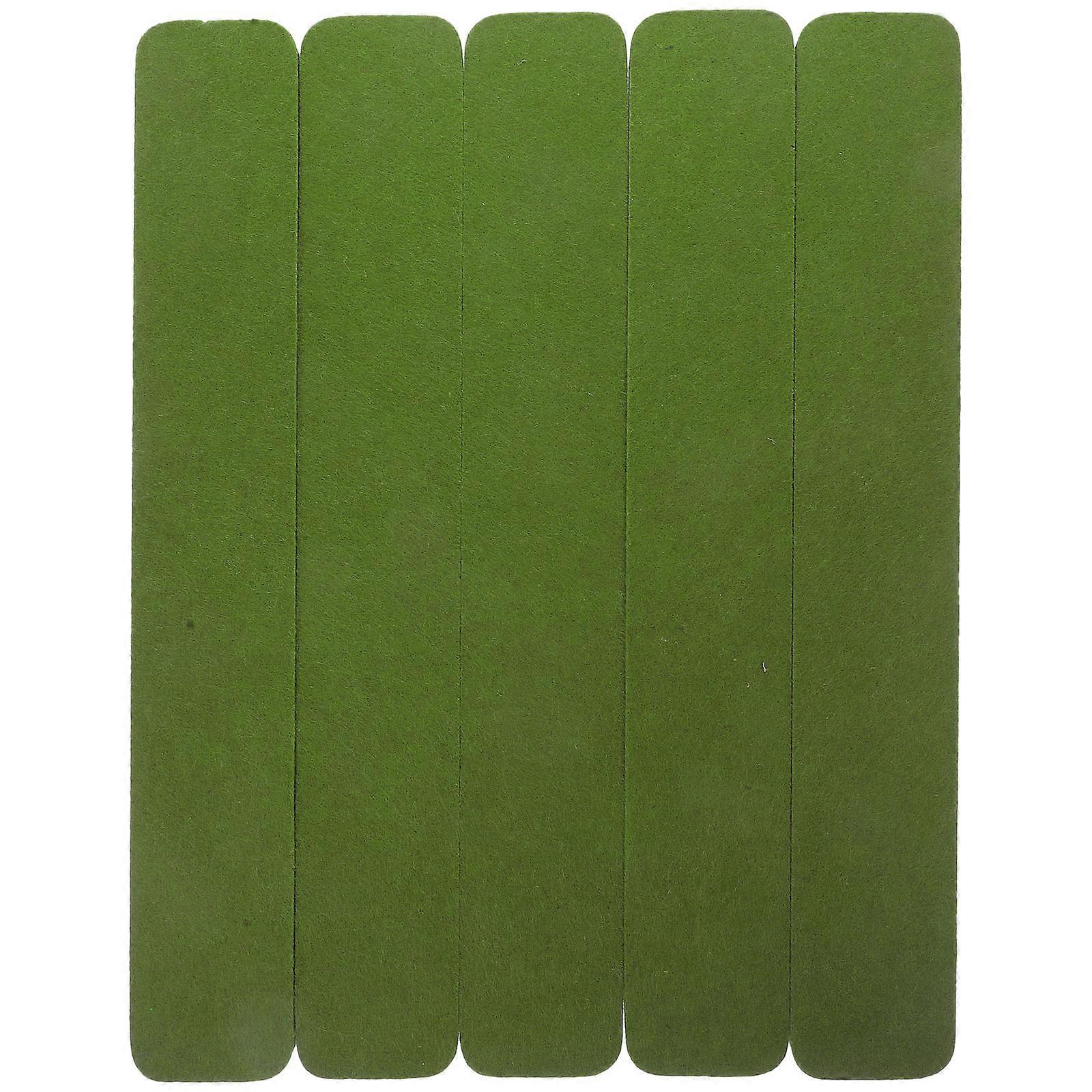 Strisce di feltro autoadesive per l'organizzazione di memo in aula ufficio casa verde scuro 5 pezzi