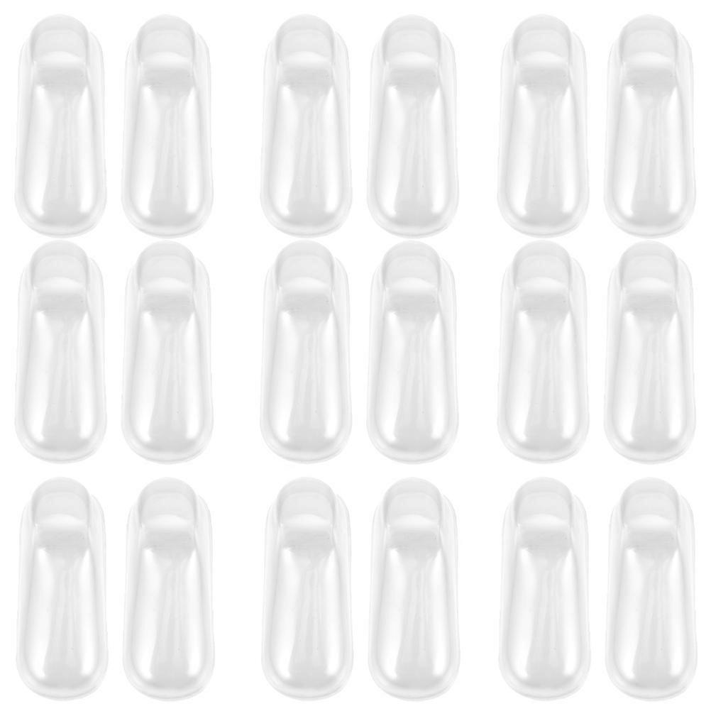Transparent PVC Toddler Feet Models for Shop Display and Storage 40pcs