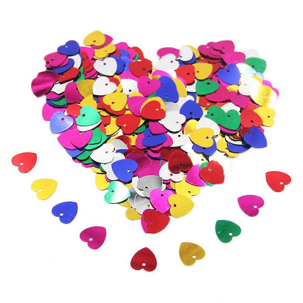 Assorted Color Heart Ornaments 3Set Round Shaped Pendants For Party Atmosphere Ideal For Photo Backdrops