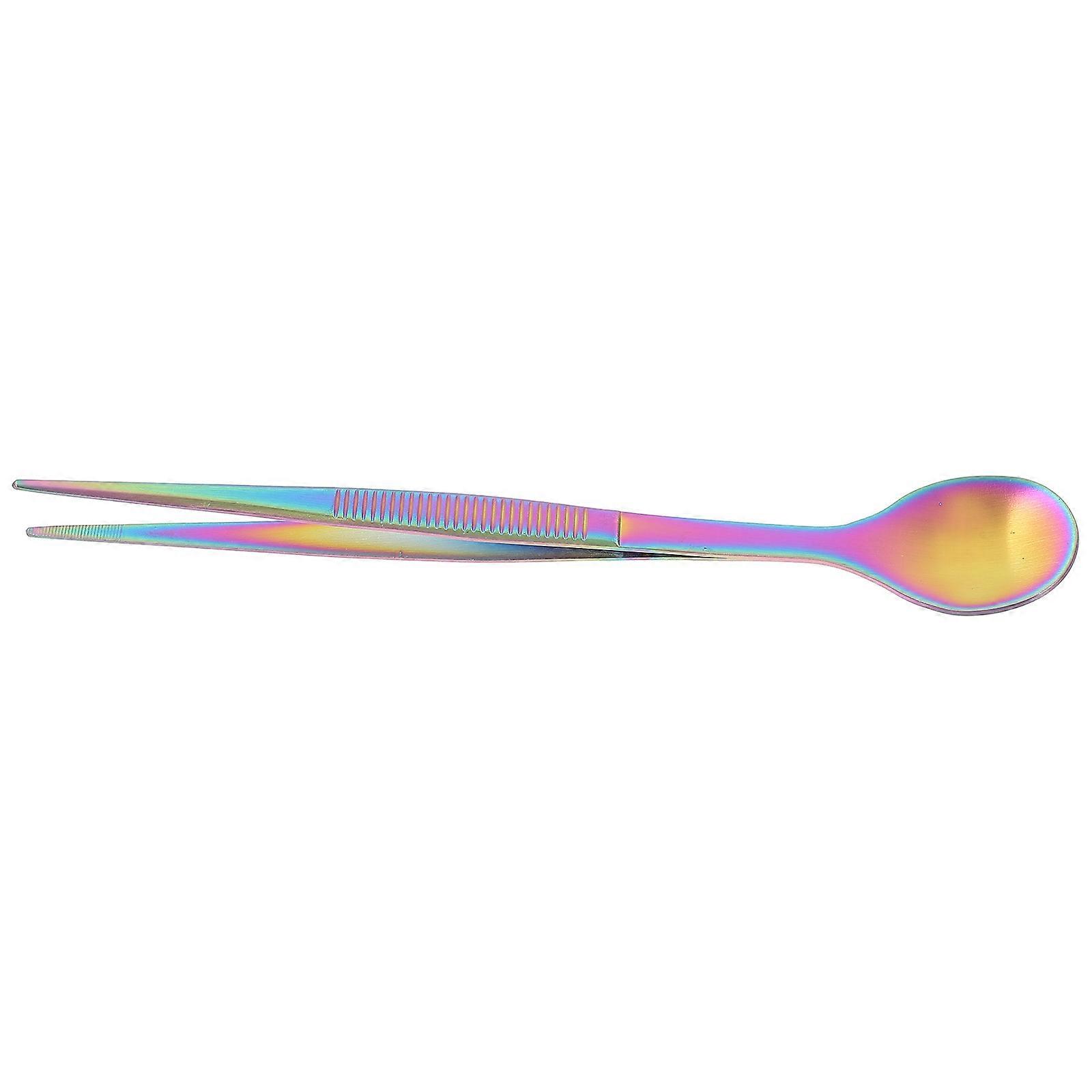 Sleek Kitchen Utensil With Integrated Spoon And Chopstick For Tasting Serving Grilling Ideal For Culinary Use 1Set