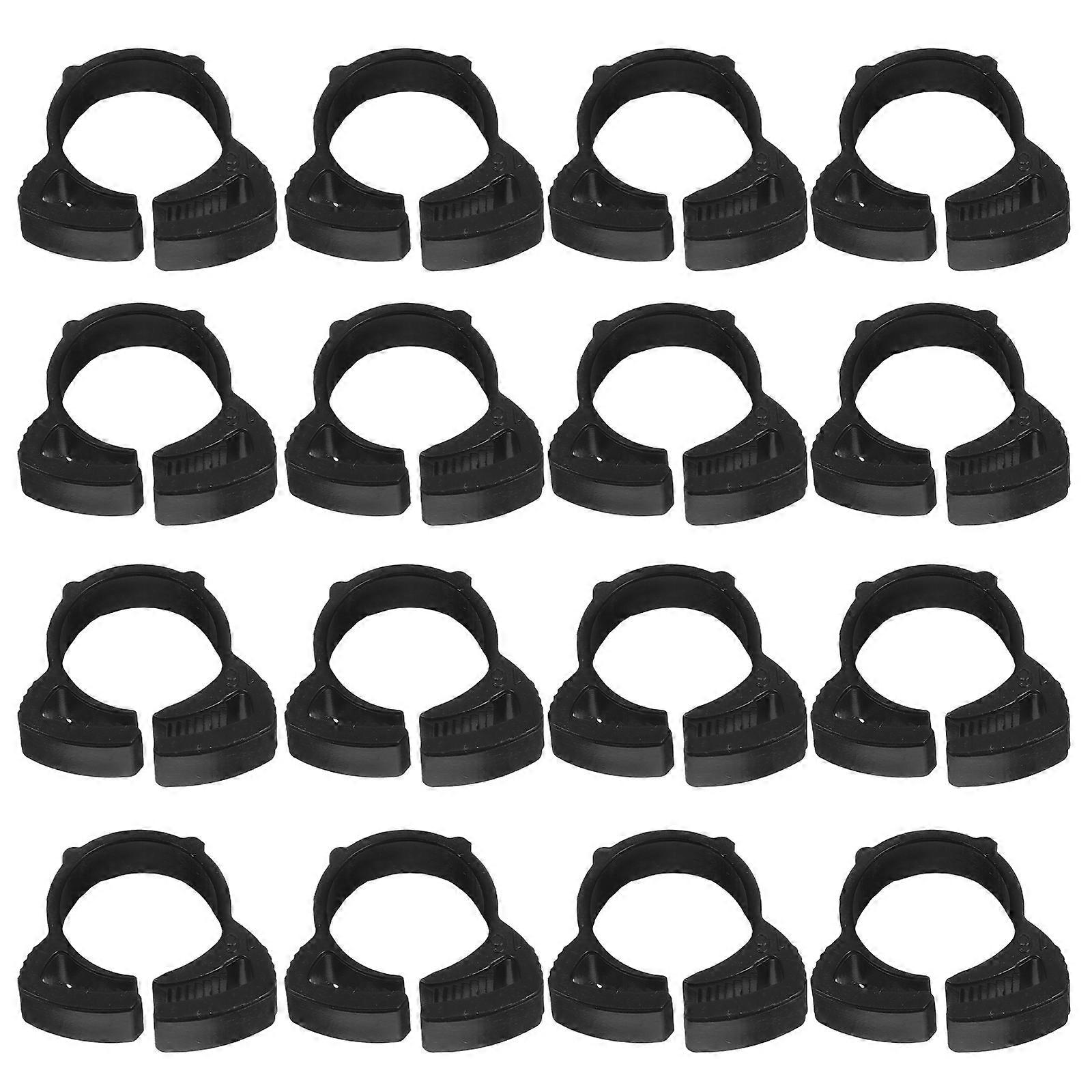 Pipe Clamping Tool Adjustable Hose Clips for Leak Prevention 20Pcs
