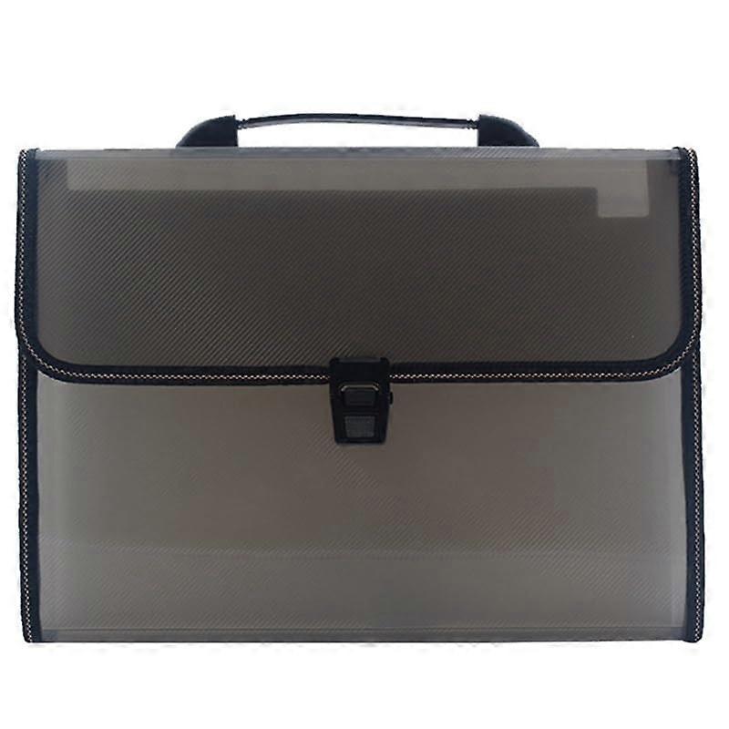 Accordion File Organizer 13-Pocket A4 Portable Expandable File Folder for Papers and Documents Color D