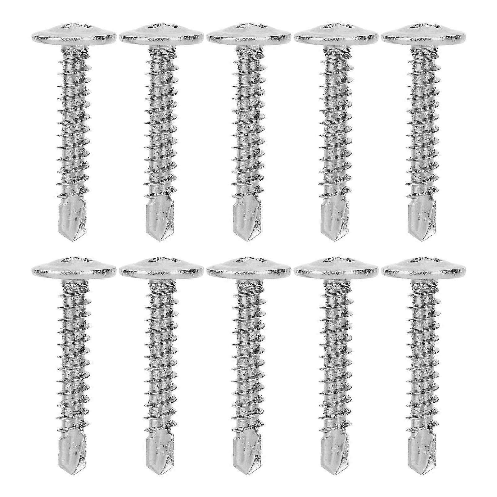 Paquet de 500 vis autotaraudeuses Vis en acier inoxydable Vis autotaraudeuses Kit d’assortiment de vis filetées