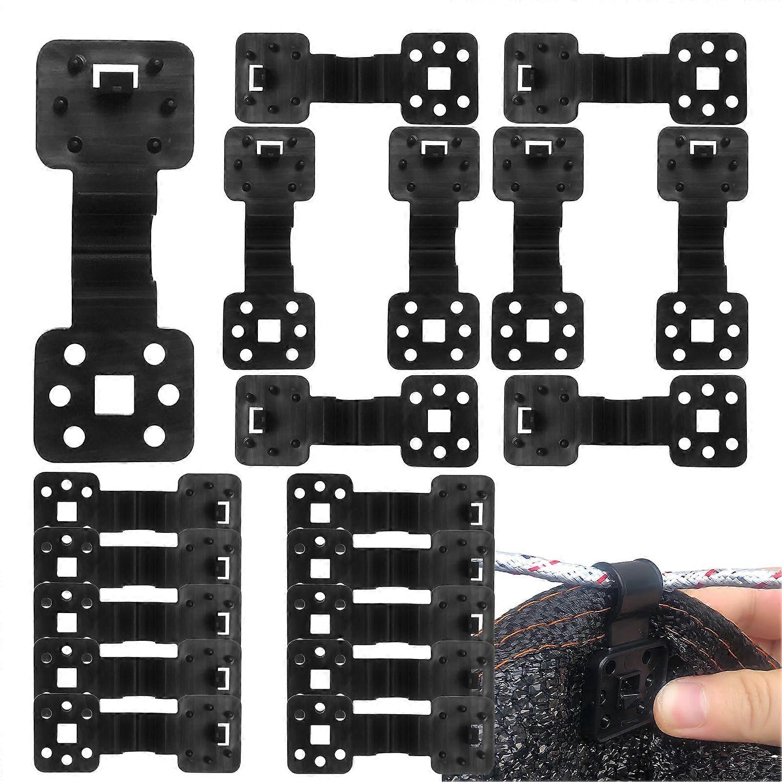 Marking Fabric Locking Clips 100 Pieces Windproof Fixing Clips for Tent Patio Outdoor