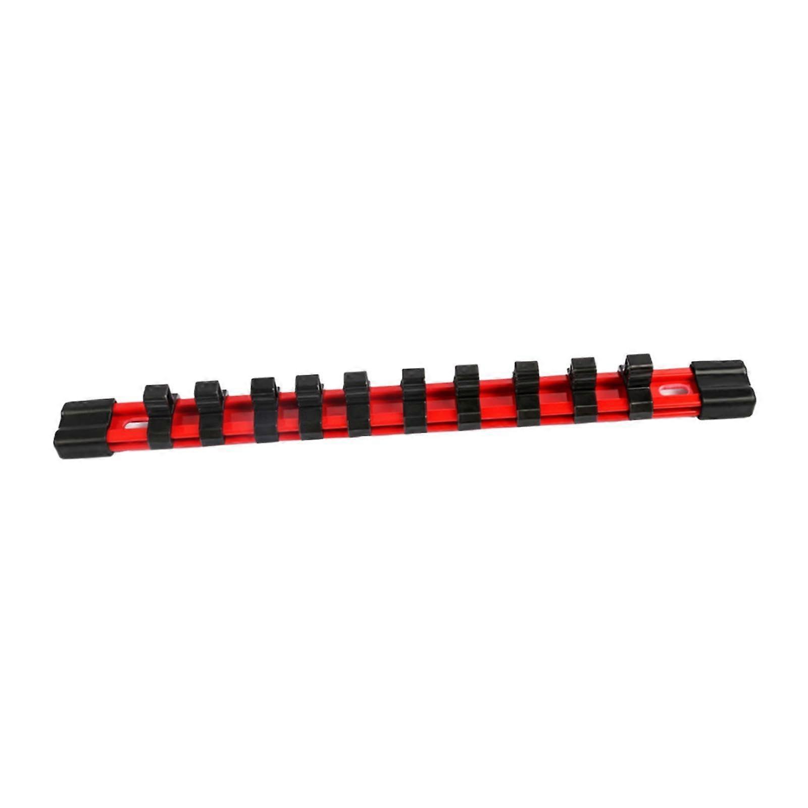 Workshop socket wrench storage rack for tools, 28 cm x 2.5 cm x 2.5 cm